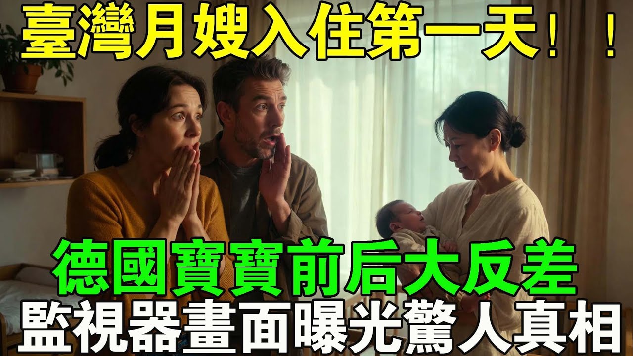 「台灣月嫂給我女兒吃了什麼_!」德國夫婦聘台籍月嫂後寶寶竟判若兩人？！監視器記錄下不可思議的畫面！