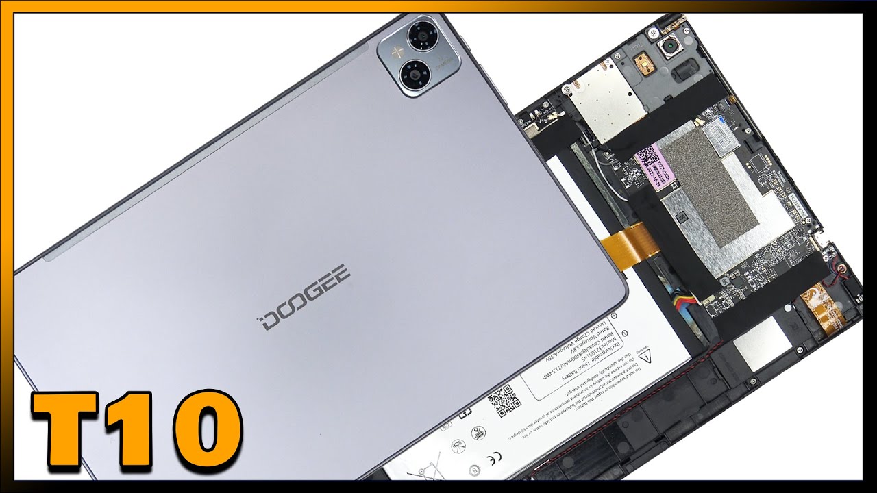 Doogee T10 Tablet Teardown Disassembly Repair Video Review