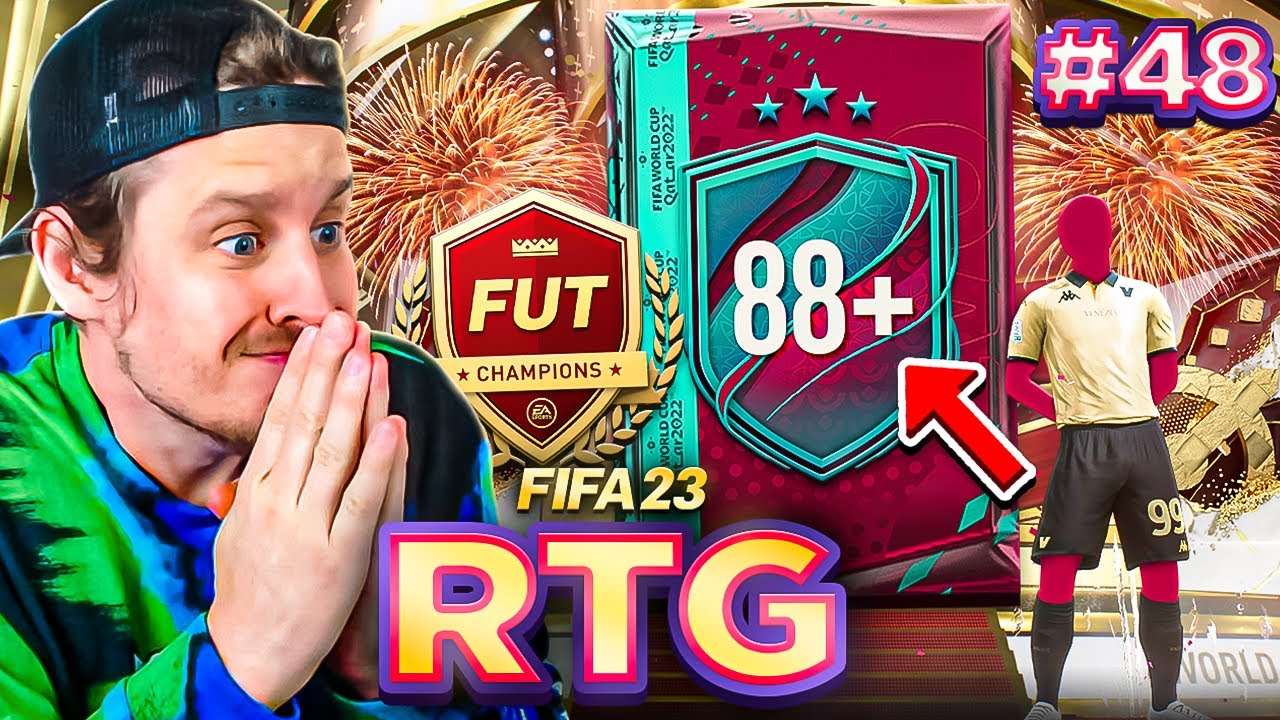 I did the 88+ Mid or World Cup Icon Pack!! FIFA 23 RTG #48