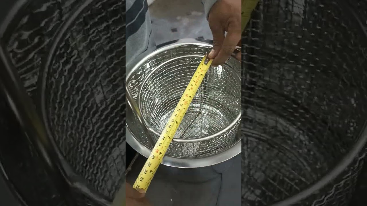 KFC Breading Stainless Steel Sesaw oil Fryer Basket Manufacturer @Mastkitchens