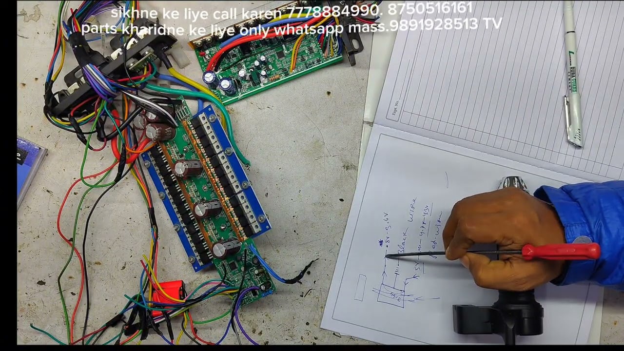 Controller repairing full practice live course part 3live in class EV controller repairing knowledge