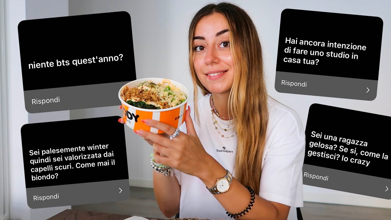 POKE MUKBANG 🍤 // NIENTE BTS? RIMARRAI BIONDA? E LO STUDIO IN CASA?