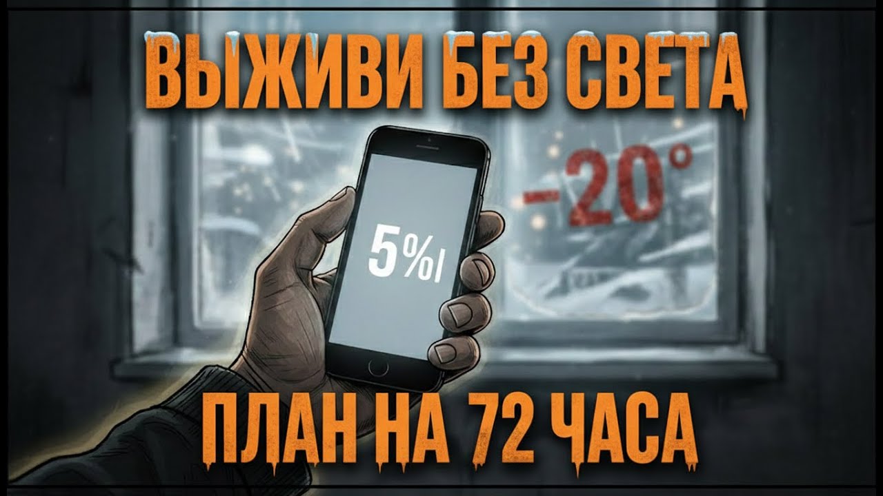 72 часа без электричества зимой: план выживания по шагам