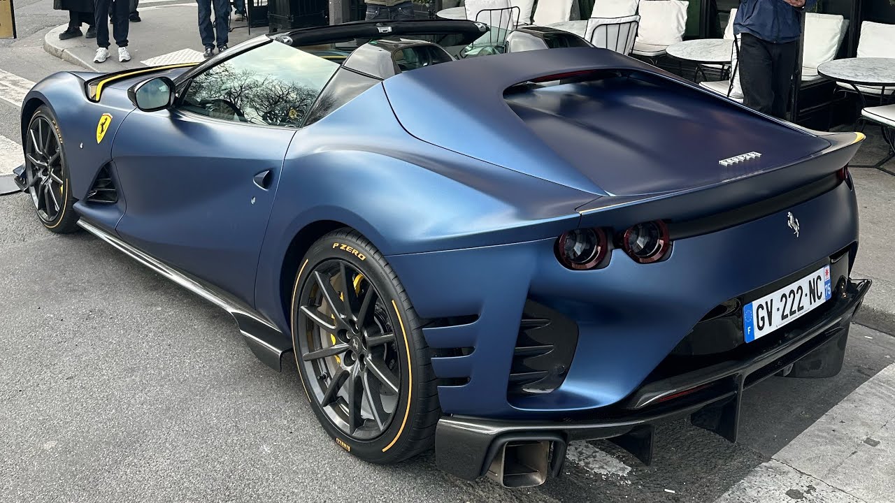 812 Competizione Aperta pour bien finir l'annee ! Carspotting in Paris