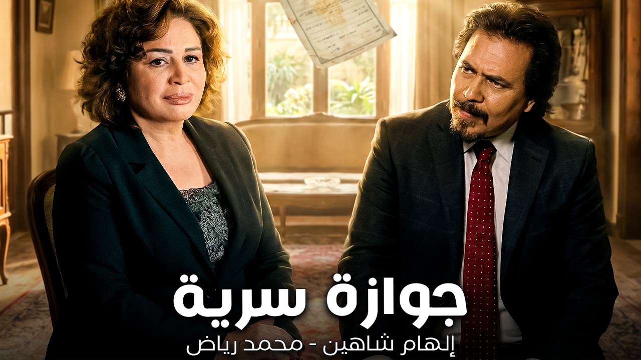 إلهام شاهين - محمد رياض💔| قفشت جوزها متجوز في السر