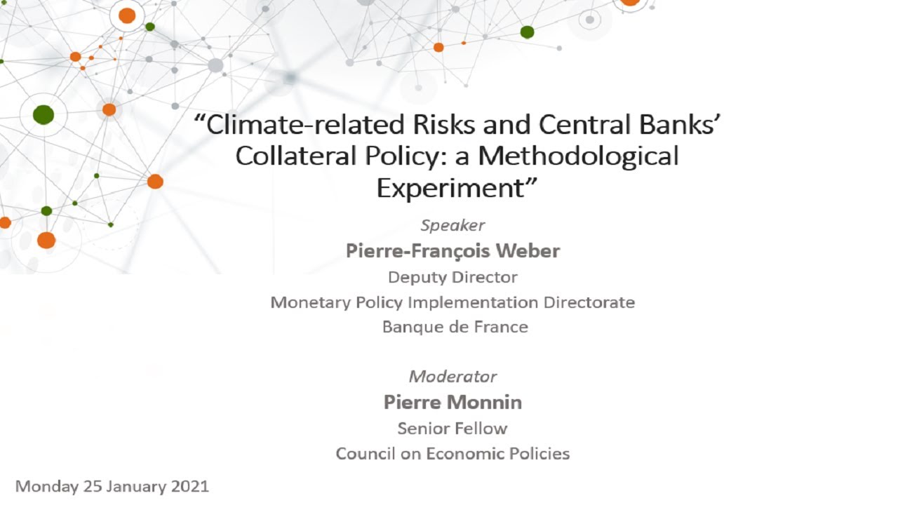 Climate-related Risks and Central Banks&rsquo; Collateral Policy: a Methodological Experiment