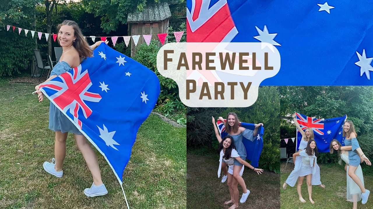 Farewell party🥳🇦🇺 ganz viele Abschiede