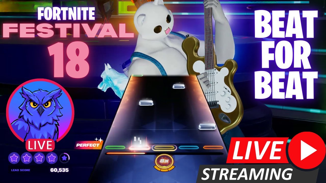 Beat For Beat 🎶 😸🎸 #fortnite #fortnitefestival #gaming #livestream