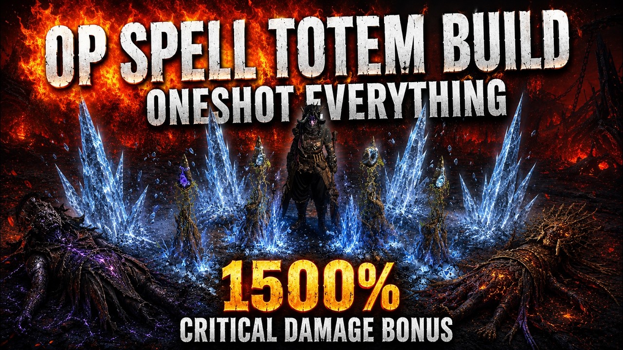 OP Infernalist Spell Totem Build Guide | Oneshot everything + Insane AOE | PoE2 0.5