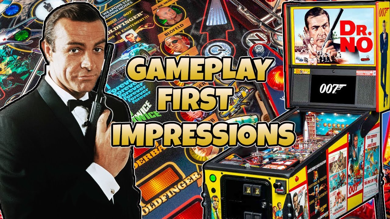 Первые впечатления от игрового процесса Stern James Bond Pinball Pro