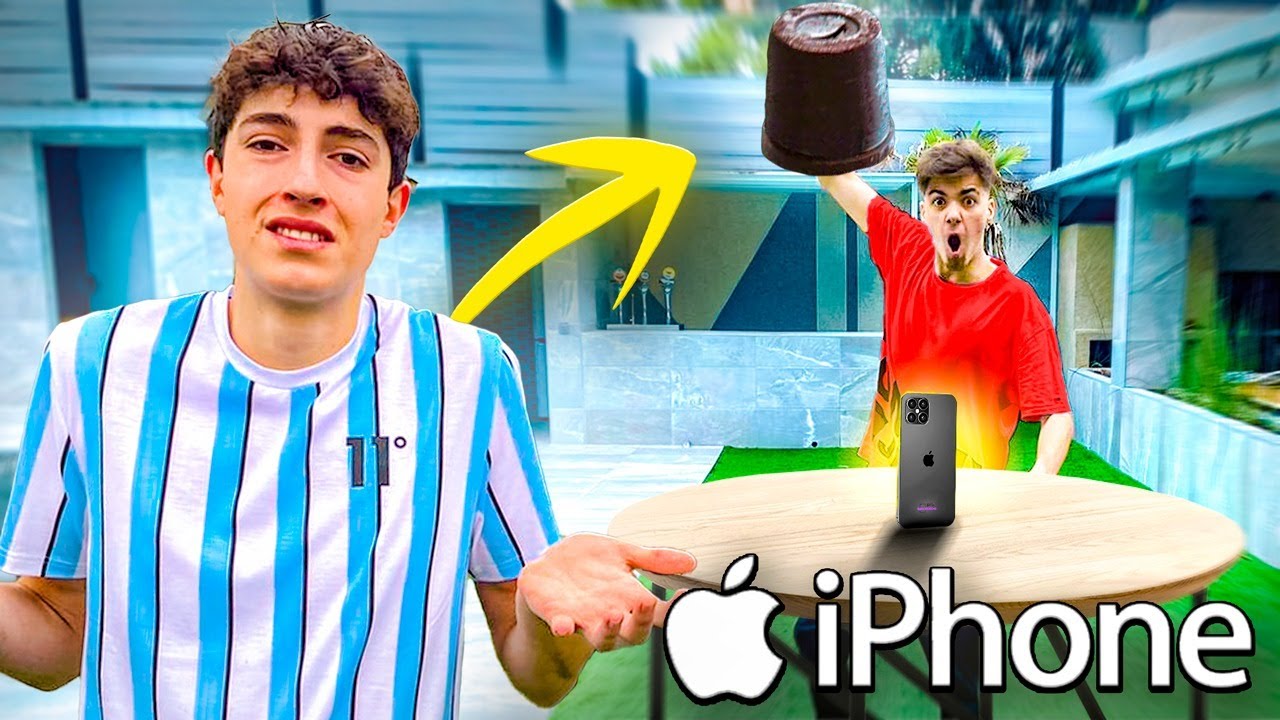 CREAMOS un PUÑO DE CHOCOLATE GIGANTE para Destruir su iPhone...