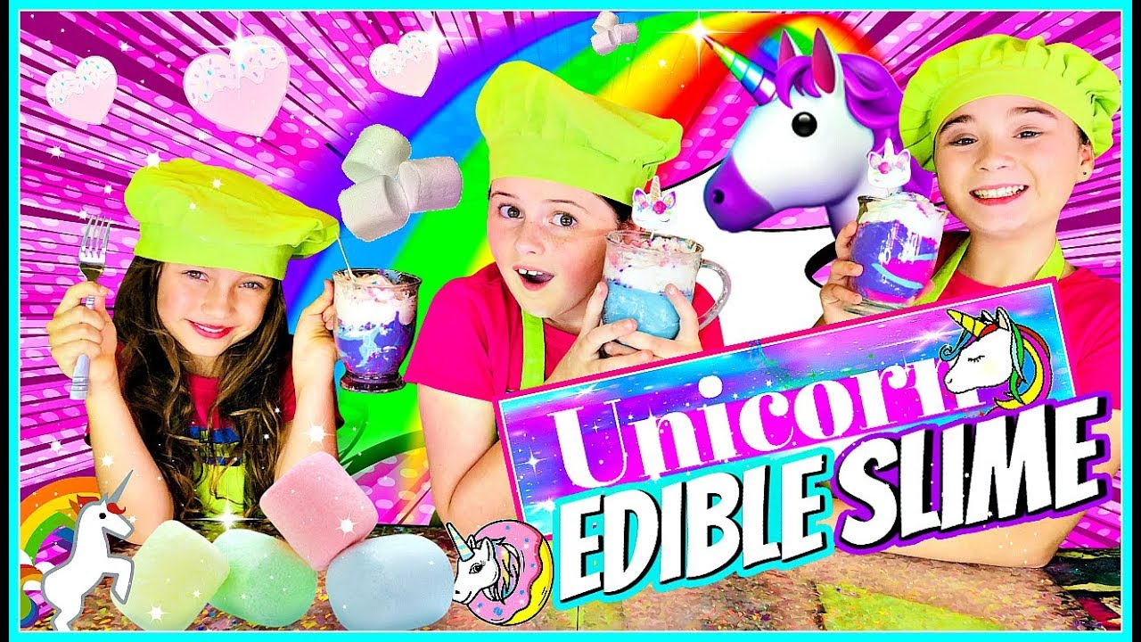 DIY Edible Slime Candy!  Make Edible Unicorn Slime!