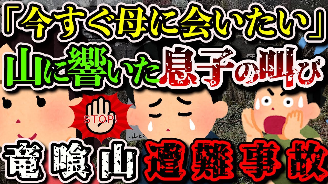 【ゆっくり解説】「お母さんに会いたいです…」家族を残し初心者の母親が単独で上級者ルートに挑んだ結果…【2017年 竜喰山遭難事故】