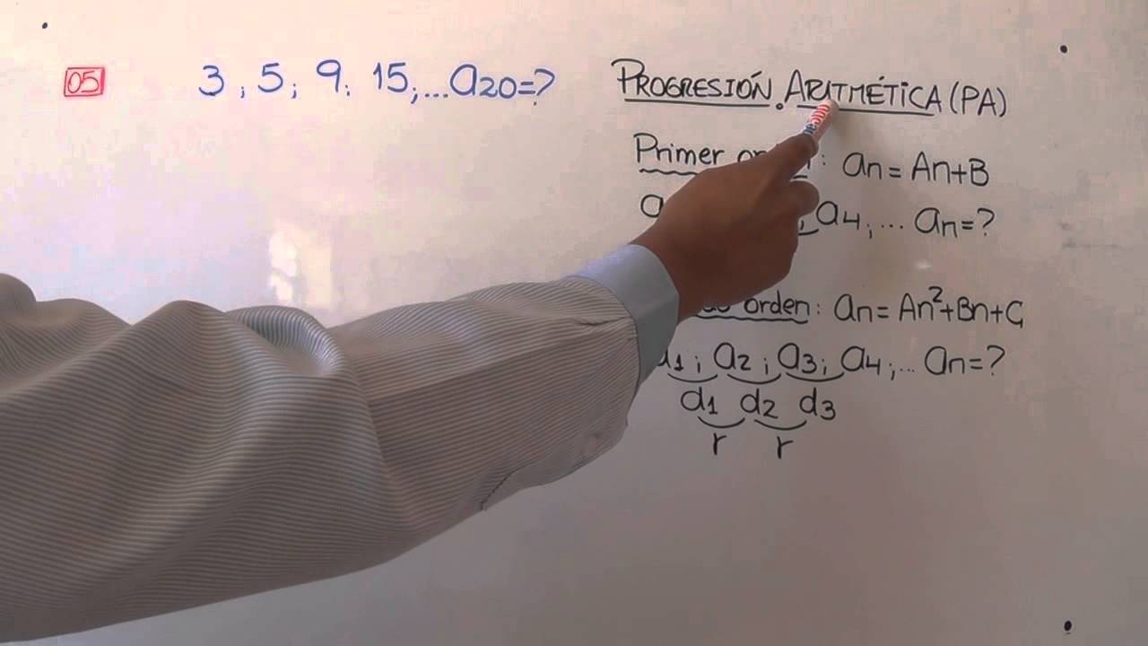 PROGRESIONES ARITMETICAS Y GEOMETRICAS
