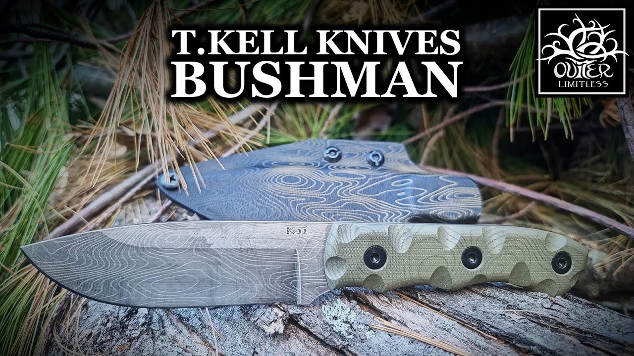 T.Kell Knives Bushman: Tactical Design with Compact EDC Styling!