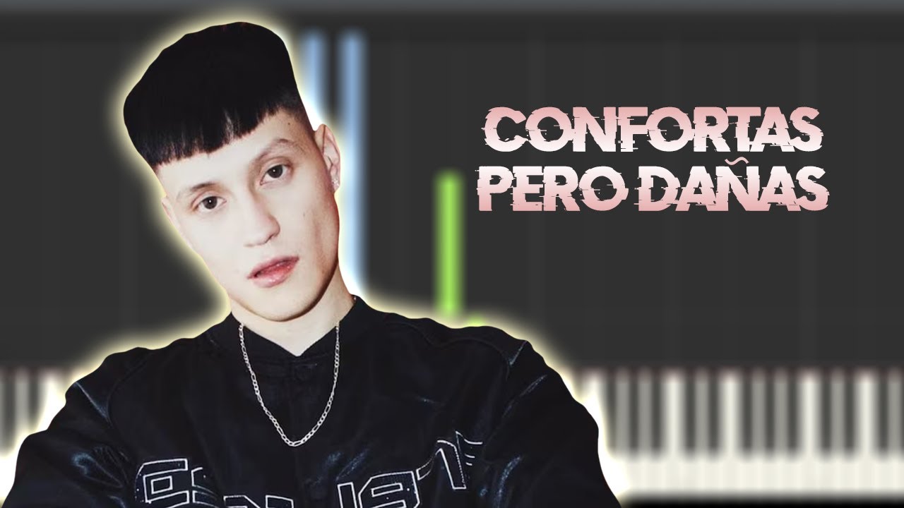 Resonancia Etérea & Kidd Voodoo - Confortas Pero Dañas | Piano Tutorial / Partitura / Karaoke / MIDI