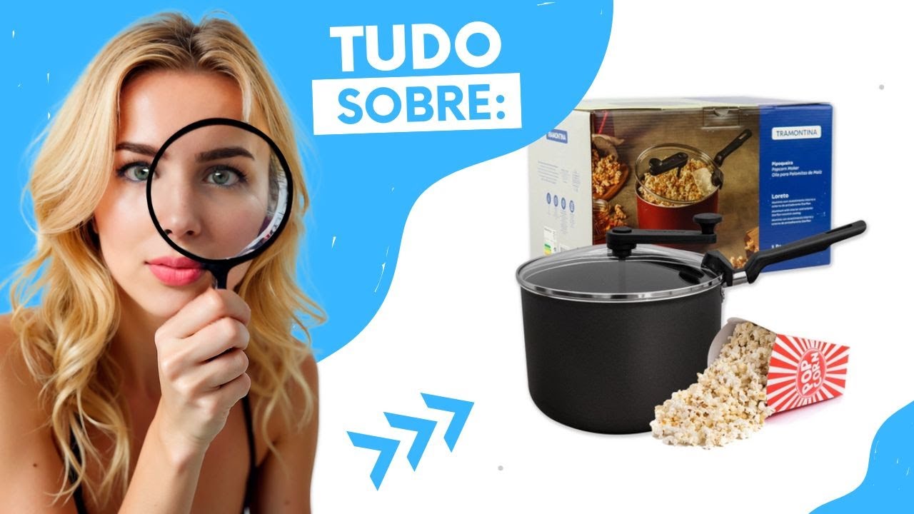TUDO SOBRE a Pipoqueira Antiaderente Tramontina LORETO