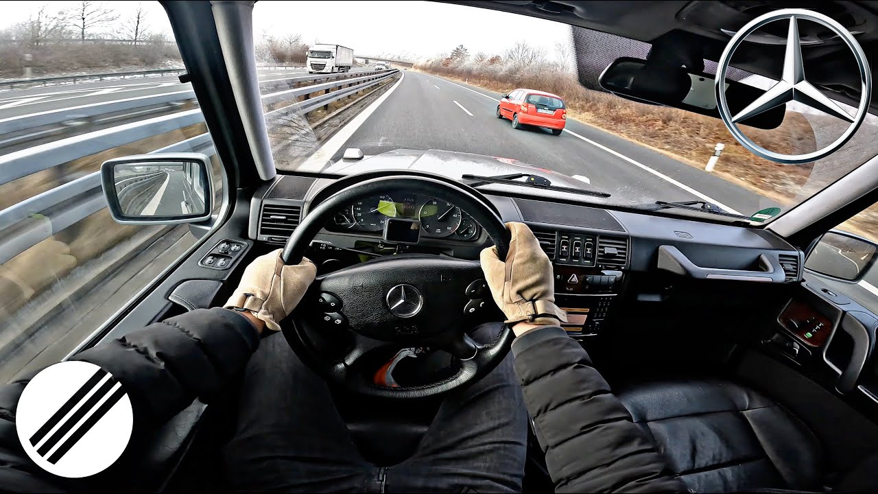 Mercedes-Benz G-Class G350 Diesel W463 TOP SPEED DRIVE ON GERMAN AUTOBAHN 🏎