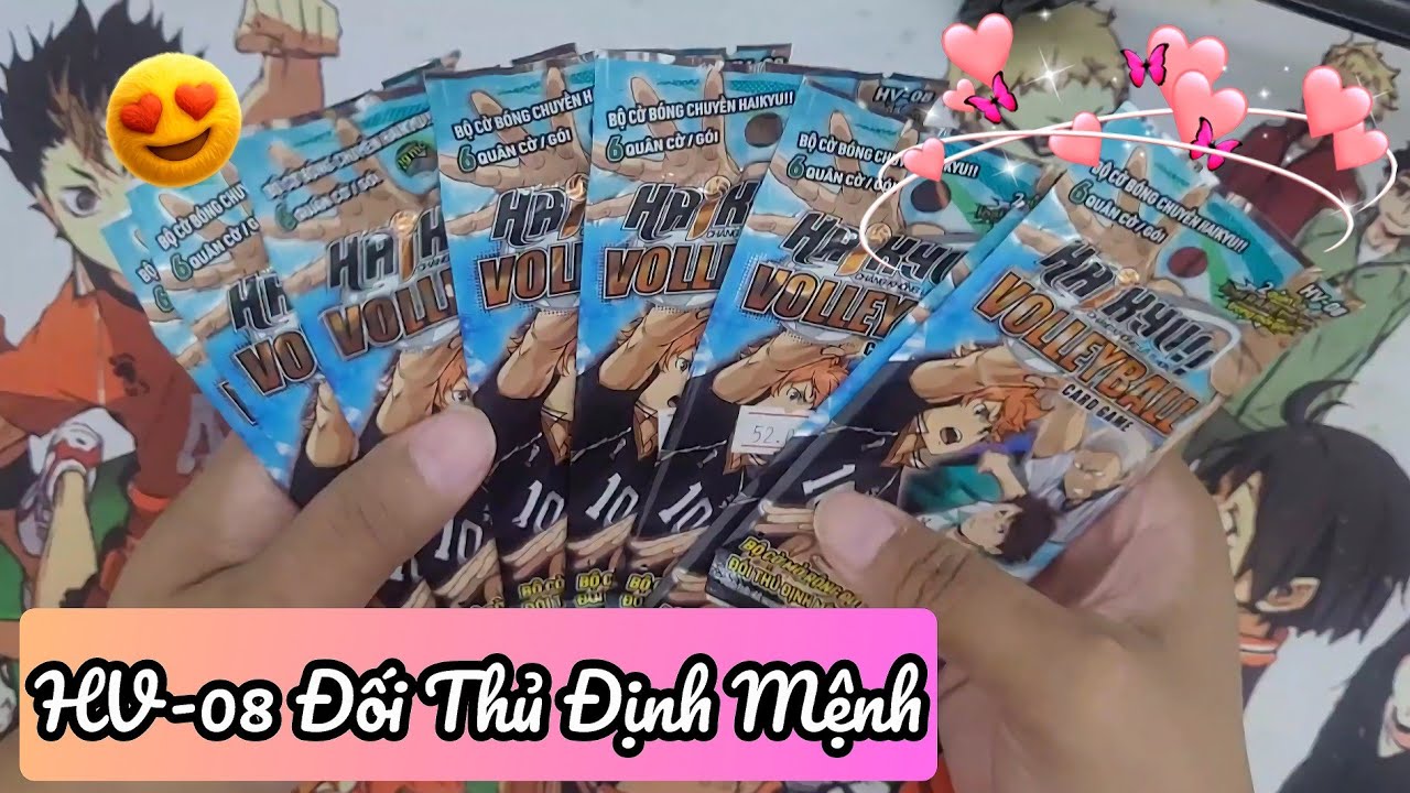 [Haikyu!!] Điều Bất Ngờ Ở Pack Cuối!!! | Đập Hộp 8 Pack Bộ Mở Rộng HV-08 Đối Thủ Định Mệnh.