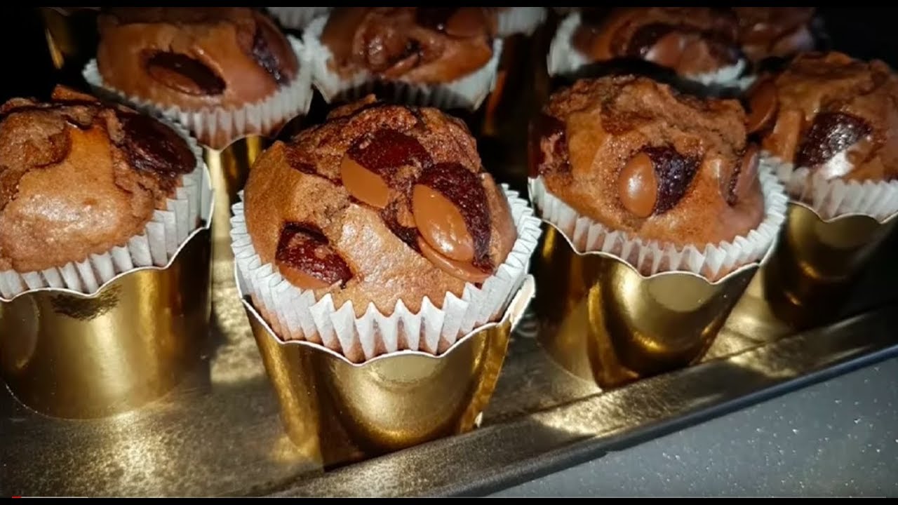Muffin Fondant Au Chocolat بالعربيه و الفرنسيه