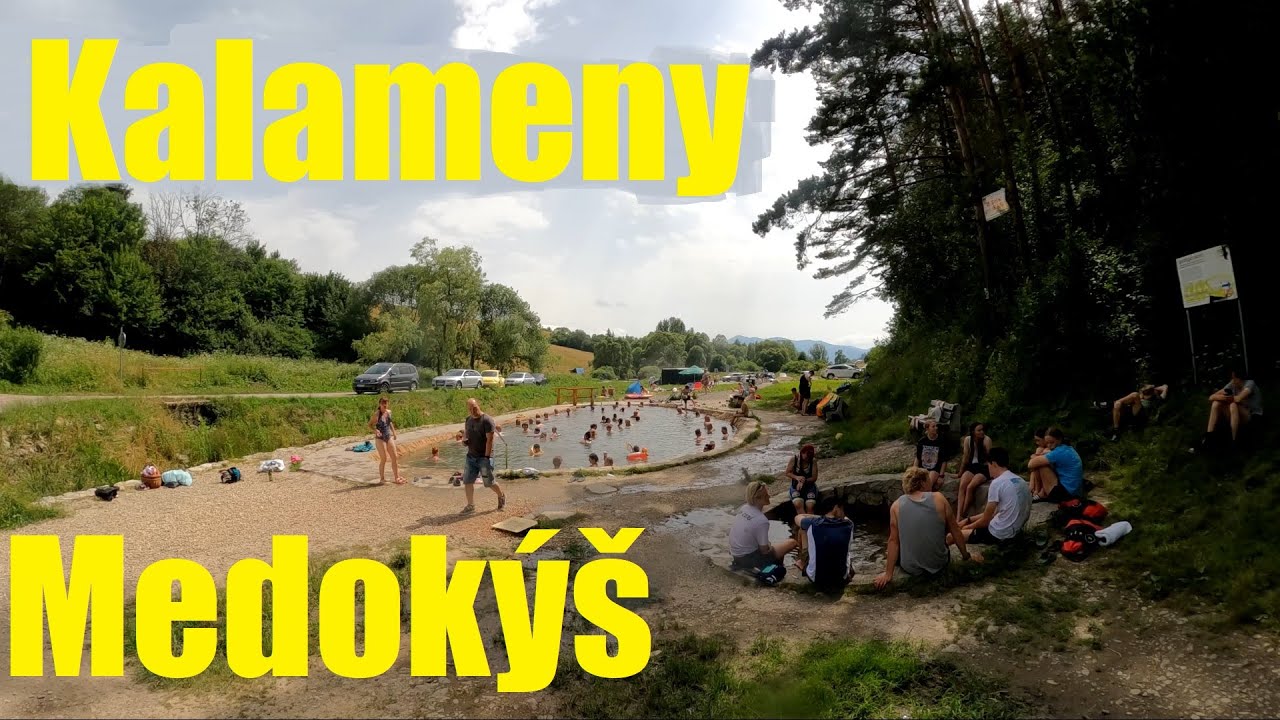Prírodné termálne kúpalisko Kalameny - Termálny prameň Medokýš - Verejné kúpele Kalameny