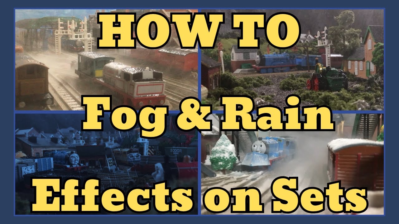How To: Rain & Fog On TrackMaster Sets | aJunctionMalfunction