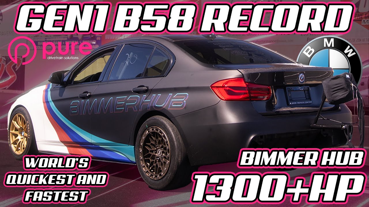 GEN1 B58 World Record! Quickest and Fastest BMW 340i in the World!