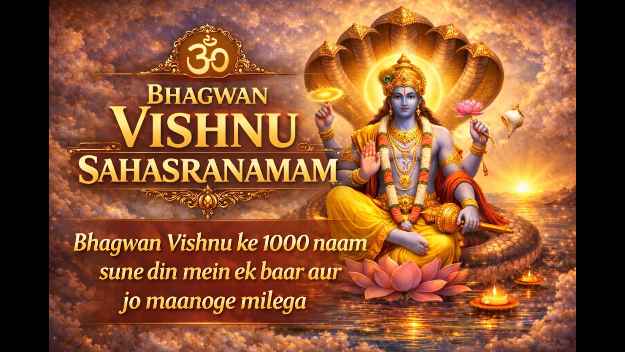 Bhagwan Vishnu Ke 1000 Naam | Vishnu Sahasranamam Full Chant | Jo Maango Milega | Powerful Mantra