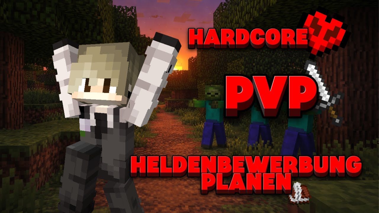 HARDCORE, PVP und HELDENBEWERBUNG PLANEN (es wird geil) | Minecraft LIVESTREAM