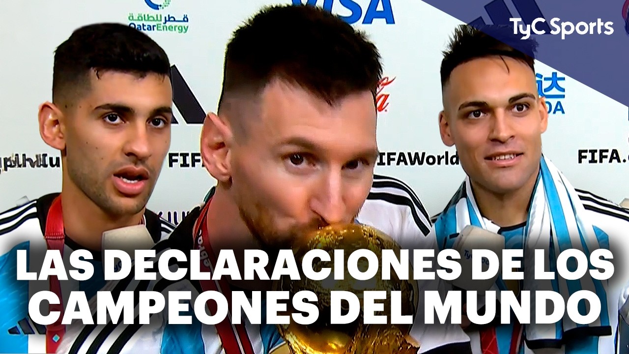 EDUL y los CAMPEONES del MUNDO a TRES AÑOS de QATAR 2022🏆🇦🇷 MESSI, CUTI, ENZO, TORO, PAREDES y +