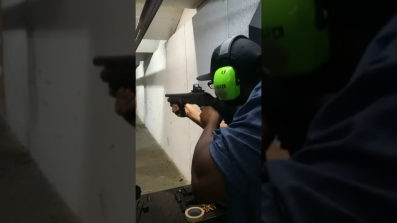 Bro Shooting the IAC HAWK 12 Gauge
