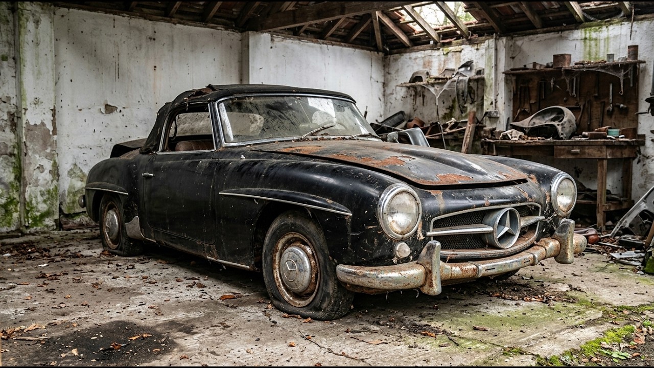 Полная реставрация Mercedes-Benz 190 SL 1960 года | Возвращение классического родстера к жизни