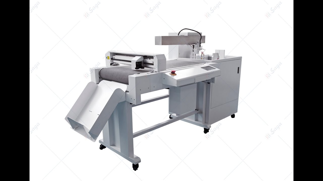 Saga Auto Feeding Flatbed Cutter