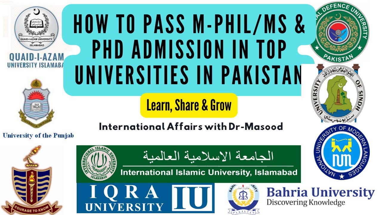 Here's How You Can Pass MS/M.Phil. or PhD Admission Test with Just 5 Tips