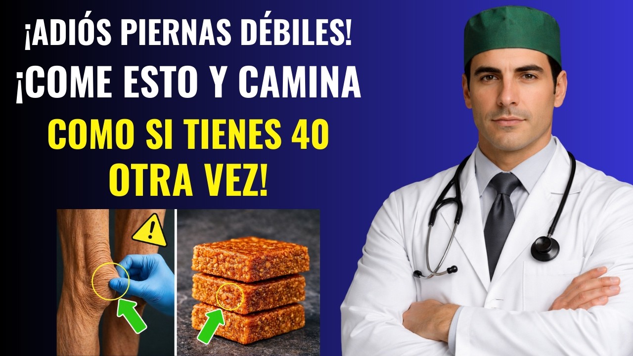 ¿Piernas fuertes incluso a los 80? Come esto a diario para fortalecer tus piernas (dice un cirujano)