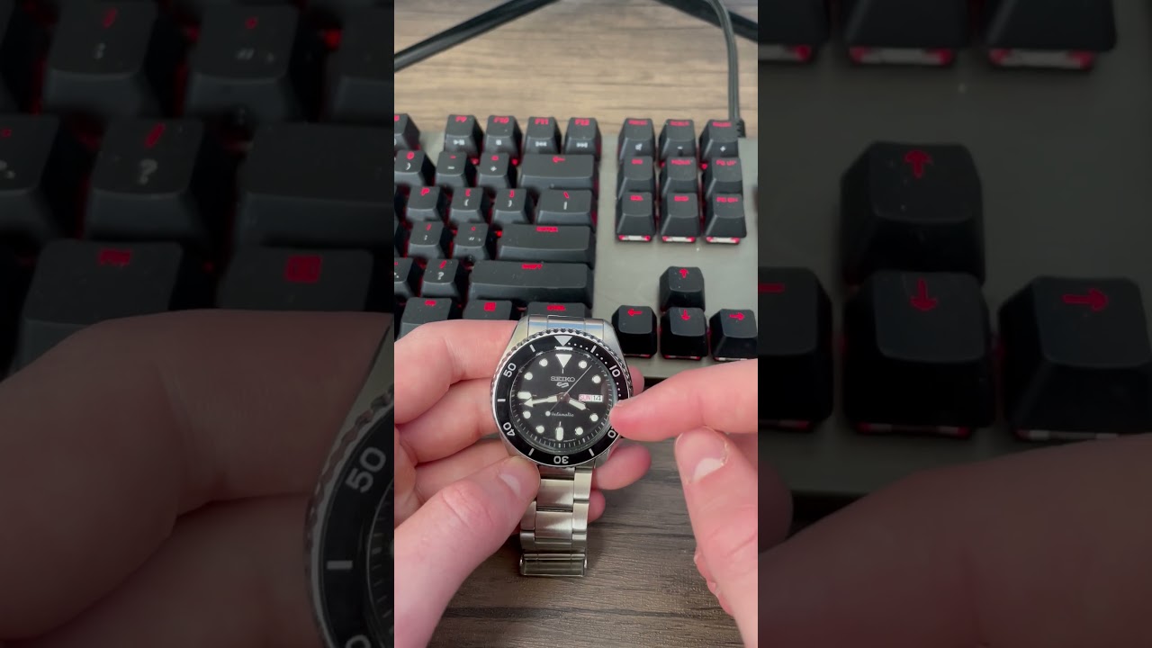 How to Set the Time/Date/Day on Seiko Automatic (SRPD 5)