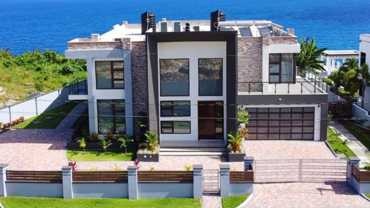Ultra Modern Beachfront 6 Bedroom 8 Bathroom Villa At Jamaica Beach, Tower Isle, St Mary, Jamaica