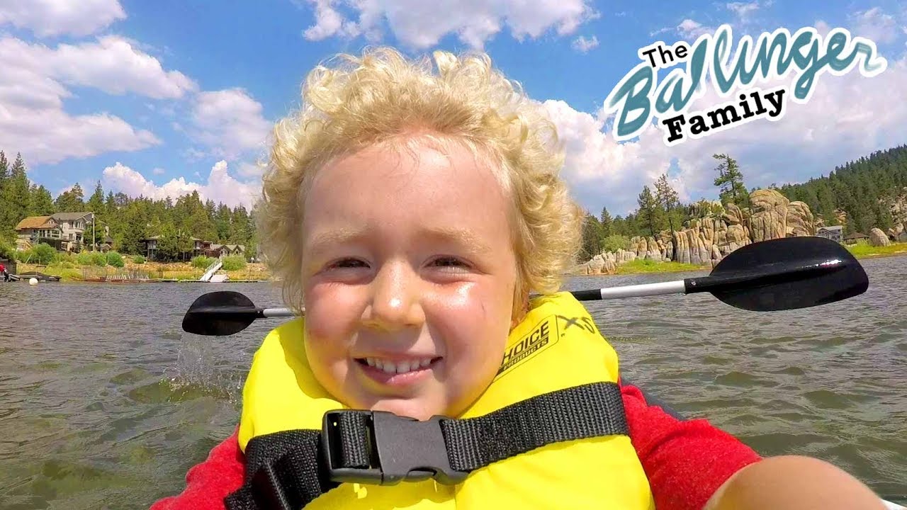 First Time Kayaking - Ballinger Family Camping Vlogs! Summer Vacation 2017