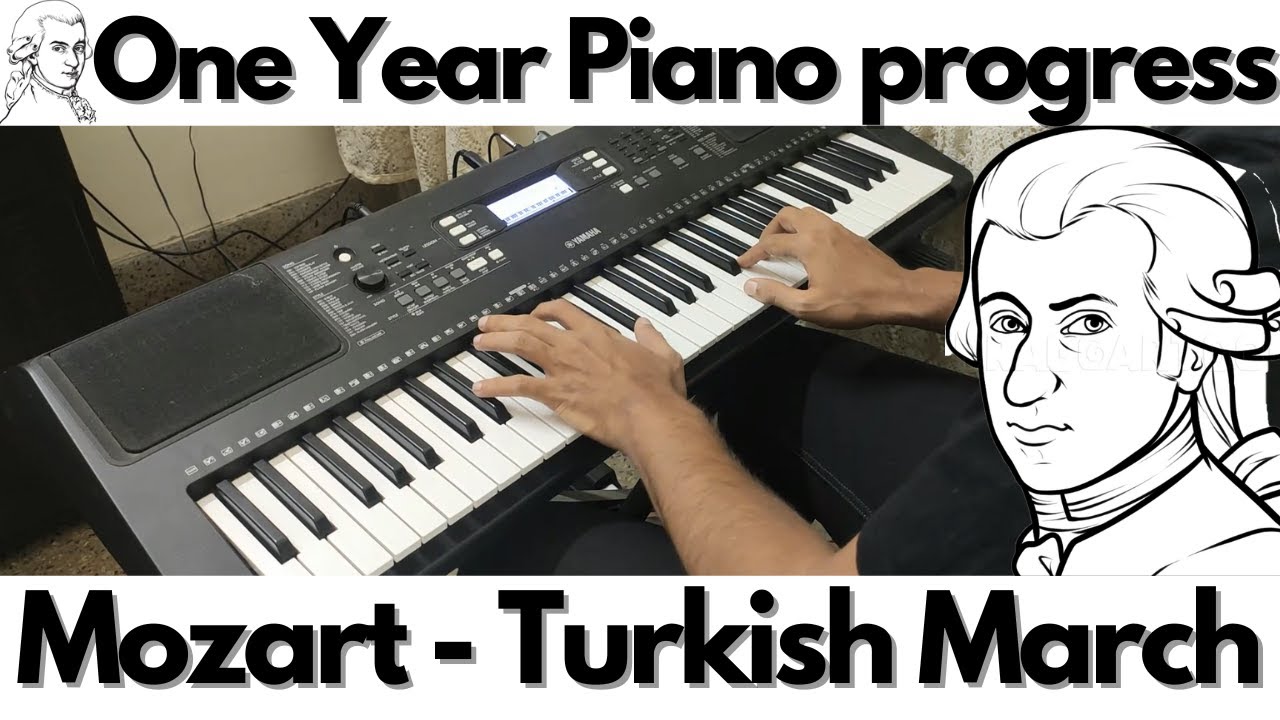 Turkish March (Rondo Alla Turca) - Mozart | 1 Year Piano Progress video