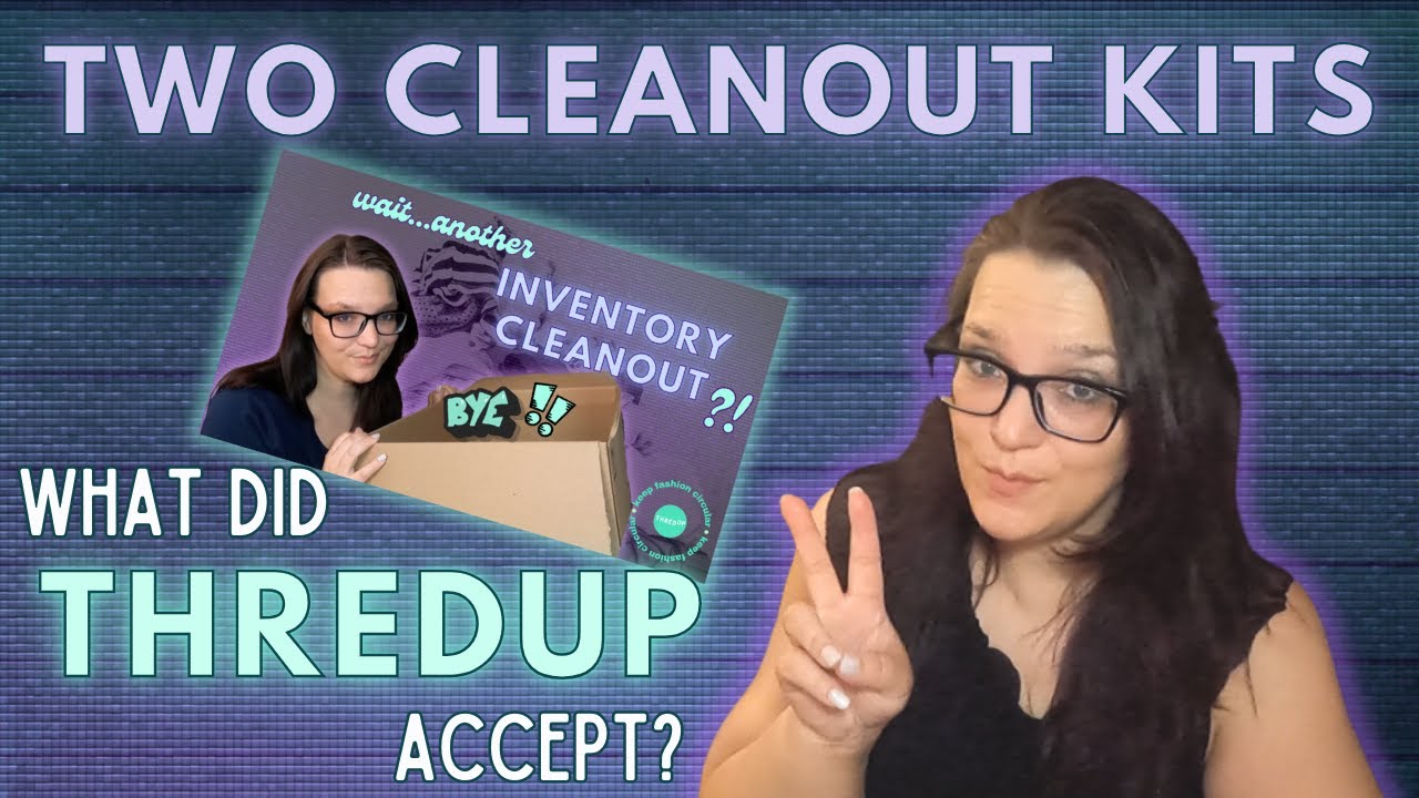 ЧТО THREDUP ИЗВЛЕК ИЗ МОИХ ДВУХ НАБОРОВ ДЛЯ ЧИСТКИ? Очистка залежавшихся запасов для возмещения р...