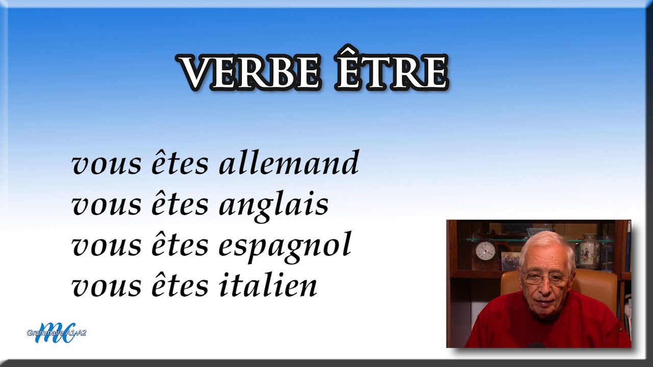 Dossier 1 Leçon 1  Corso Grammatica Francese A1 e A2- Verbe être, prépositions