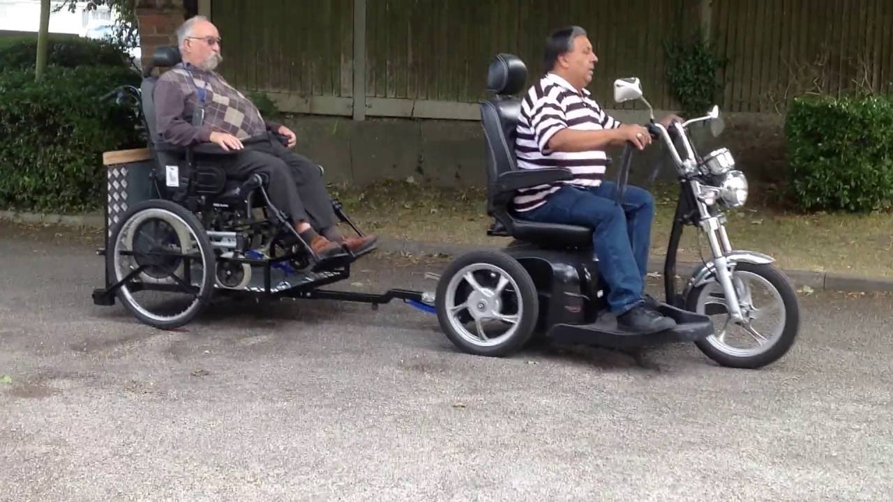 Trailer for mobility scooter