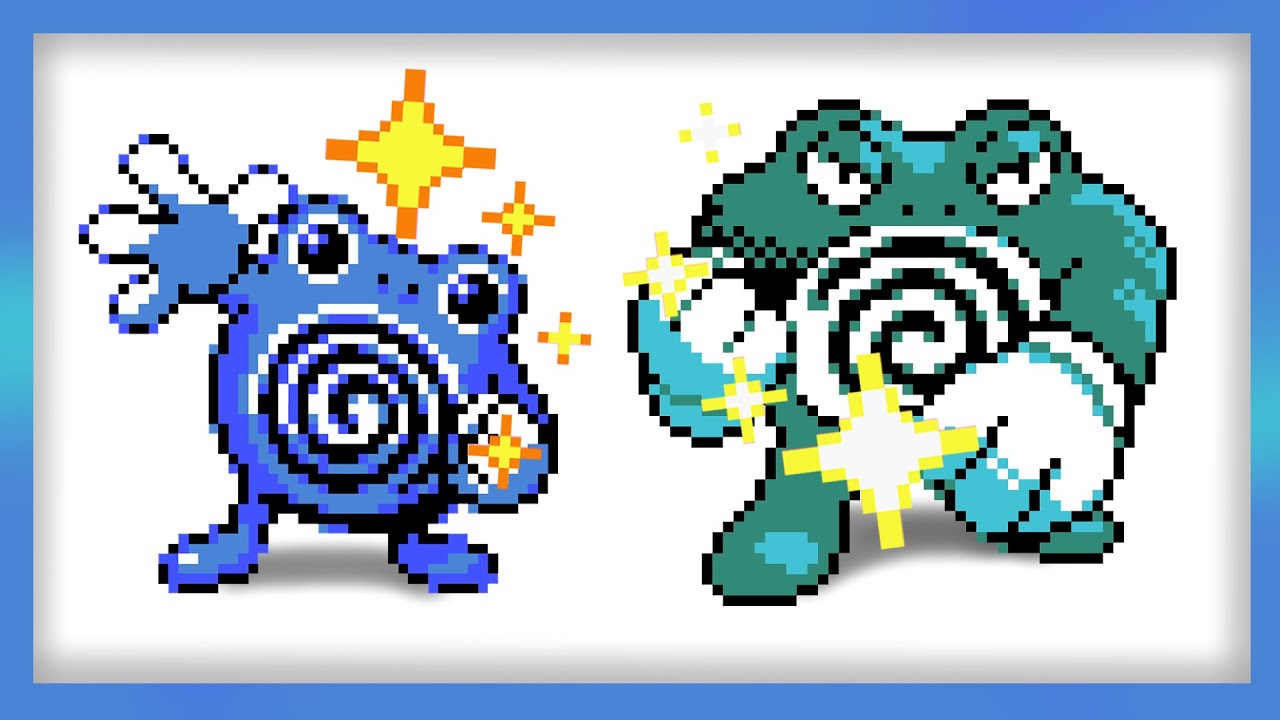 [LIVE] Shiny Poliwhirl after 5,277 RE's in Pokemon Crystal VC (+ Poliwrath Evo)