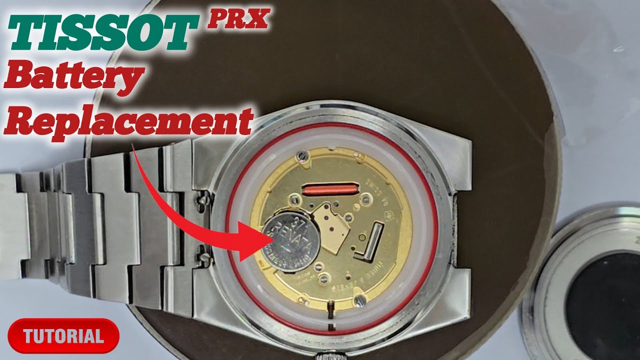 TISSOT PRX Battery Replacement Tutorial