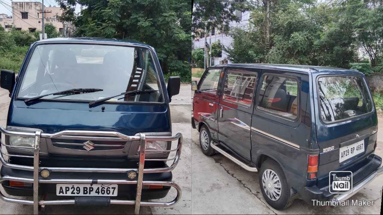 (SOLD) Maruti Omni Van 2012 Model Showroom Condition Sale in Hyderabad Only 47,000 KMS driven