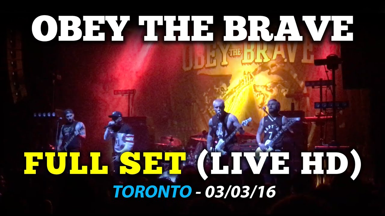 Obey The Brave - FULL SET (Toronto - 03/03/16) LIVE HD