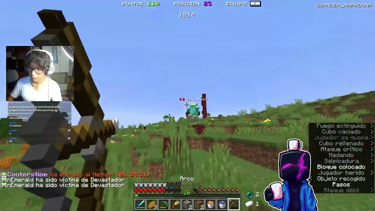 Diander vs @fruitberries  en el DEDSAFIO