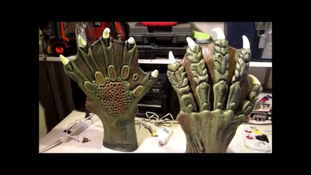 Creature from the Black Lagoon Costume Build - Hands and Feet