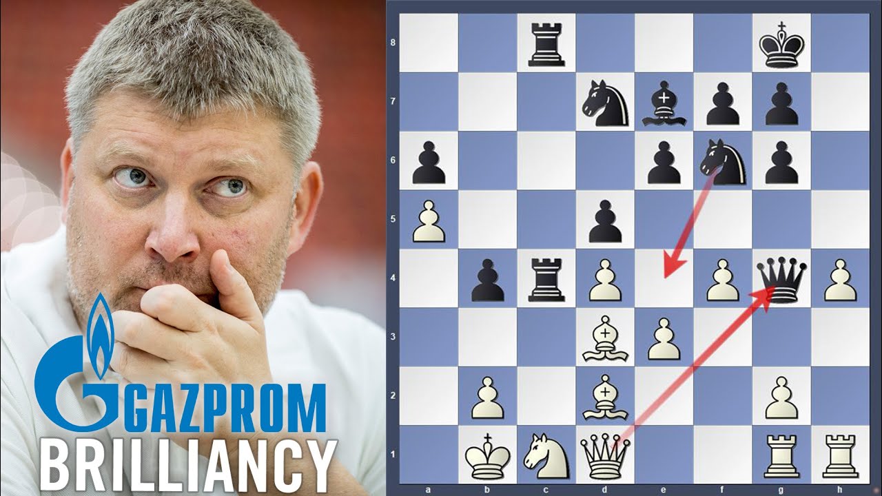Dvirnyy vs Shirov | FIDE Online Olympiad Gazprom brilliancy prize