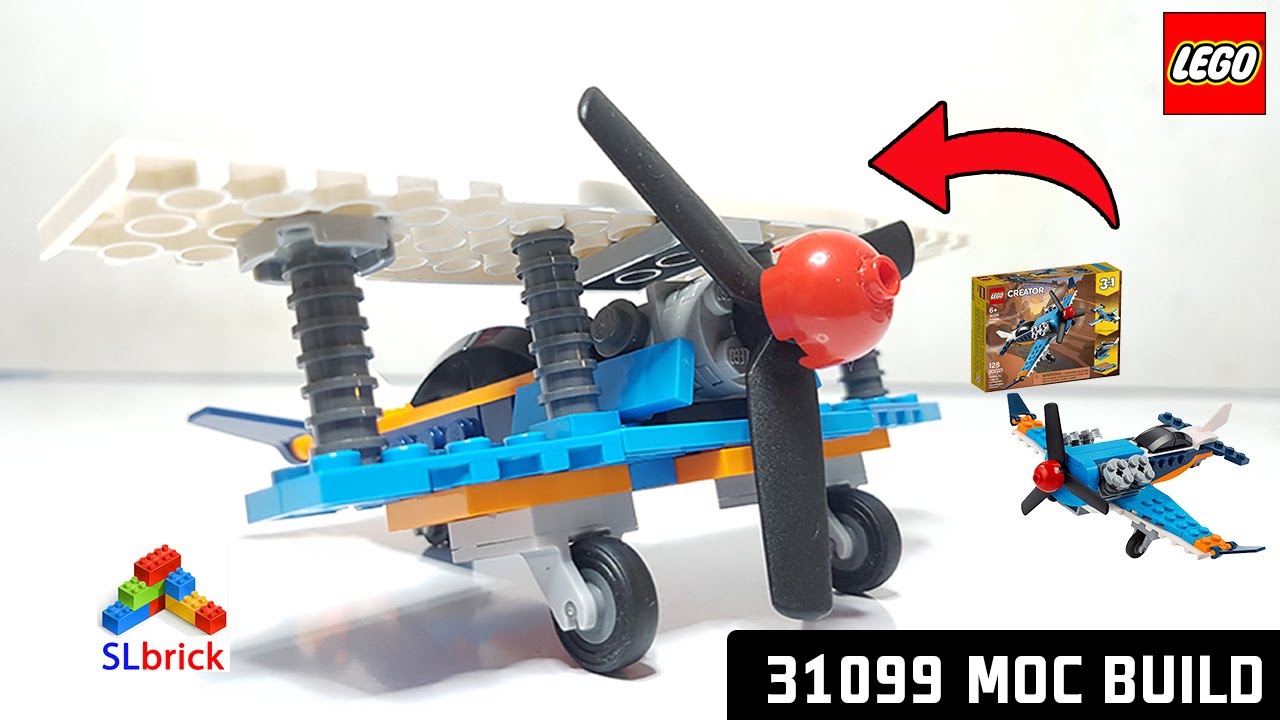 Lego Creator 31099 Biplane | ilyabuilder724 MOC Build | SLbrick | Speedbuild